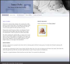 James Baby Before CSS