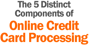 The 5 Distinct Components of Online Credit Card Processing
